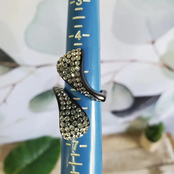 DIVA Black Ion Plated Stainless Steel Ring - sz 5 to 5.5 - Picture 7 of 7